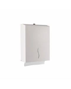 Dayco Диспенсър за кърпи за ръце със Z-сгъвка, 27 х 10 х 21 cm, бял