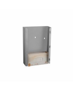 Диспенсър за ръкавици Dayco, 26.5 х 10 х 39 cm, инокс