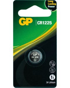 Литиева бутонна батерия GP  CR1225 3V  1 бр. в блистер -цена за 1 бр.-
