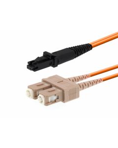 Оптична корда BrandRex, 1m, 50-125 MM, MT-RJ - SC duplex connectors