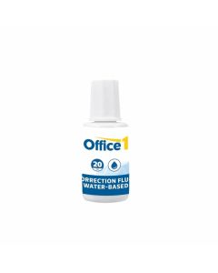 Office 1 Коректор с четка, на водна основа, 20 ml