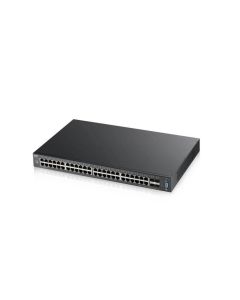 Суич ZYXEL XGS2210-52, 48 портов Gigabit, управляем L3, 4xSFP за монтаж в шкаф