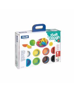 Milan Тесто за моделиране Soft Dough Cooking Time, 8 цвята