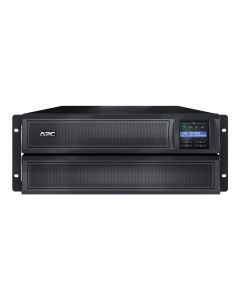 APC Smart-UPS X 3000 Rack-Tower LCD UPS Rack AC 208-230V 2700Watt 3000VA 1-phase RS-232 USB output connectors 12 4U Black