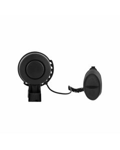 TNB Звънец за велосипед, електронен, 22 - 31.8 mm, черен