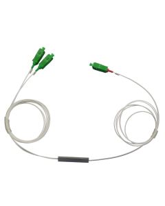 Оптичен PLC сплитер 1х2 с SC-APC конектори, Blockless, Conneu