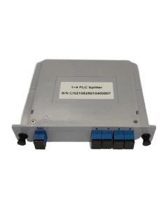 Оптичен PLC сплитер 1x4 с SC-UPC конектори, LGX касета, Conneu