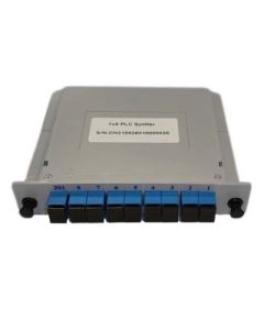 Оптичен PLC сплитер 1x8 с SC-UPC конектори, LGX касета, Conneu