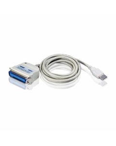 Кабел конвертор ATEN UC1284B, USB-A мъжко - IEEE1284, 1.8 m