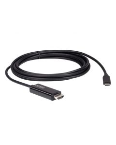 Конвертор ATEN UC3238, USB-C мъжко - HDMI женско, 4K, 2.7м, Черен