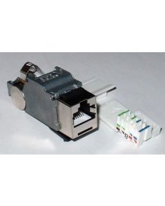 RJ45 жак категория 6a, 1xFTP, toolless, SETEC