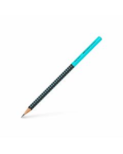 Faber-Castell Молив Grip 2001 Two Tone, черен и тюркоаз