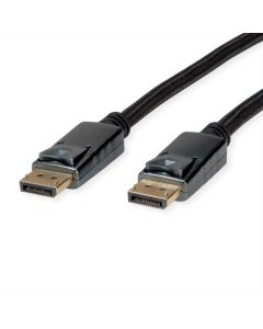 ROLINE 11.04.5868 :: DisplayPort кабел, v1.4, M-M, черно-сиво, 3.0 м