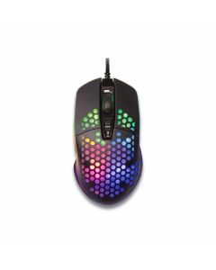 Yenkee Shotgun 3030BK, геймърска, 6400 dpi, USB, черна