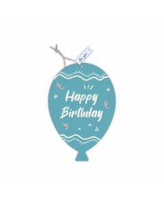 Gespaensterwald Картичка-таг Happy Birthday, балон