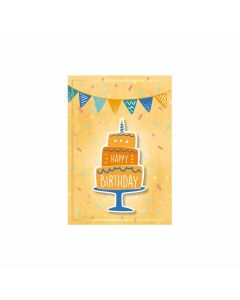 Gespaensterwald Картичка Happy Birthday, оранжева