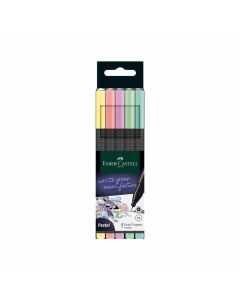Faber-Castell Grip Тънкописец, 0.4 mm, пастелен, 5 цвята