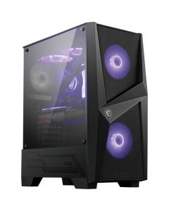 MSI MAG FORGE 100M, Mid-Tower, ATX-Micro-ATX-Mini-ITX, 2x USB 3.2 Gen 1 Type-А