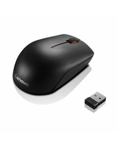 Lenovo 300, безжична, USB, AA, черна