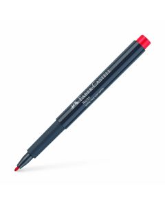 Faber-Castell Маркер, объл, 1.5 mm, неон, червен