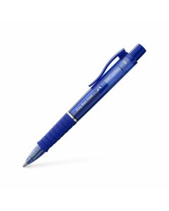 Faber-Castell Химикалка Poly Ball View, синя