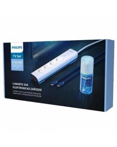PHILIPS TV set surge + HDMI + cleaning spray
