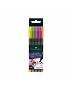 Faber-Castell Grip Тънкописец, 0.4 mm, неонов, 5 цвята
