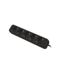 Lanberg power strip 3m, 5 sockets, french quality-grade copper cable, black