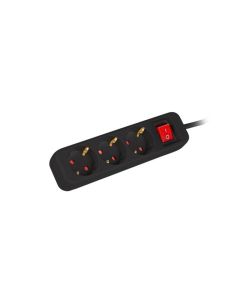 Lanberg power strip 1.5m, 3 sockets, french with circuit breaker quality-grade copper