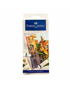 Faber-Castell Маслени бои, в тубички, 12 цвята, 9 ml
