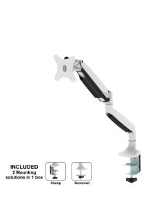 Neomounts Flat Screen Desk mount (10-32") desk clamp-grommet