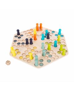 Small Foot Игра Не се сърди, човече, XXL, дървено, за шестима играчи