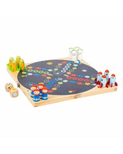 Small Foot Игра Не се сърди, човече - Космос, дървено