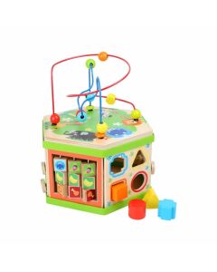 Small Foot Куб Сафари, дидактичен, дървен, 29 х 25 х 30 cm
