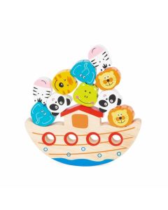 Small Foot Игра за баланс Кораб, дървена, 18 х 2 х 16 cm