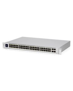 Switch Ubiquiti USW-48-POE, 32x Gbit PoE+, 16x GBit, 4xSFP слот, управляем