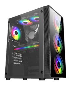 FSP CMT192 TG ATX Mid Tower, Черна