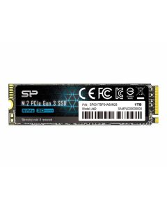 SILICON POWER SSD P34A60 1TB M.2 PCIe Gen3 x4 NVMe 2200-1600 MB-s
