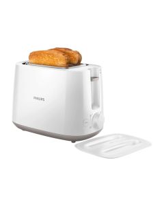 PHILIPS Daily Collection Toaster 8 settings Integrated bun warming rack Compact