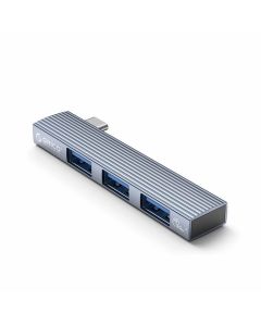 Orico хъб USB3.0-2.0 HUB 3 port TYPE C, Aluminum - AH-W13-GY