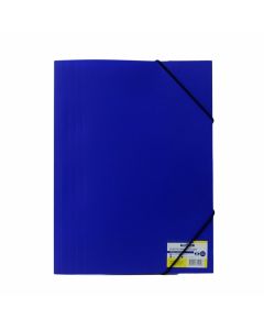 Office 1 Папка, PP, с ластик, синя