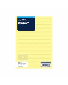 Filofax Пълнител за органайзер, A5, на редове, жълти листове