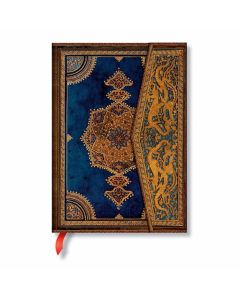 Paperblanks Тефтер Safavid Indigo, Midi, твърда корица, 72 листа