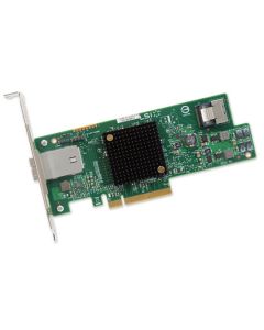 LSI SAS 9207-4i4e SGL - LSI00302 HBA and Documentation CD 4-Port Int, 4-Port Ext, 6Gb/s SATA+SAS, PCIe 3.0 HBA