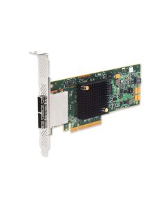 LSI SAS 9207-8e SGL - LSI00300 HBA and Documentation CD 8-Port Ext., 6Gb/s SATA+SAS, PCIe 3.0 HBA