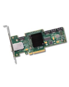 LSI SAS 9212-4i4e SGL - LSI00192 Quick Installation Guide, LP Bracket, Driver and Documentation CD 4-Port Int., 4-Port Ext., 6Gb/s SATA + SAS, PCIe 2.0