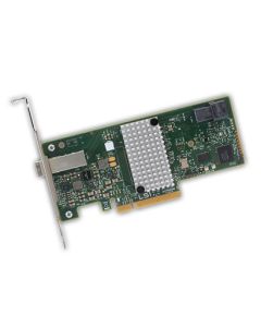 LSI SAS 9300-4i4e SGL-LSI00348 HBA & Documentation CD. No cables included. 4-Port Int, 4-Port Ext, 12Gb/s SATA+SAS, PCIe 3.0 HBA