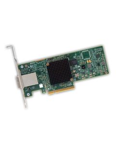 LSI SAS 9300-8e SGL-LSI00343 HBA & Documentation CD. No cables included. 8-Port Ext, 12Gb/s SATA+SAS, PCIe 3.0 HBA