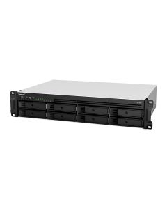 12-bay Synology NAS Server for Small and Medium Business( 8 bays on base, expandable to 12 with RX418), redundant PSU, Rackmount RS1221RP+