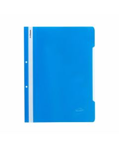 Office 1 Папка, PP, с перфорация, синя, 12 броя